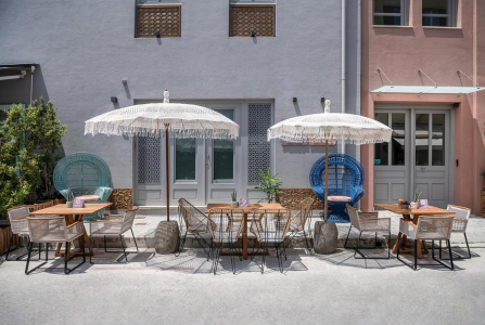 Outdoor sitting area